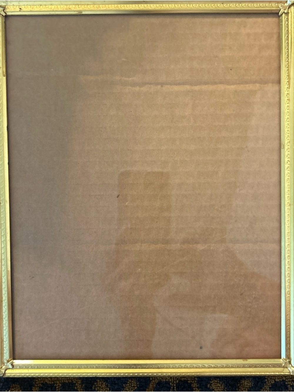 Gold Picture Frame for Home Accents - Classic Metal Frame